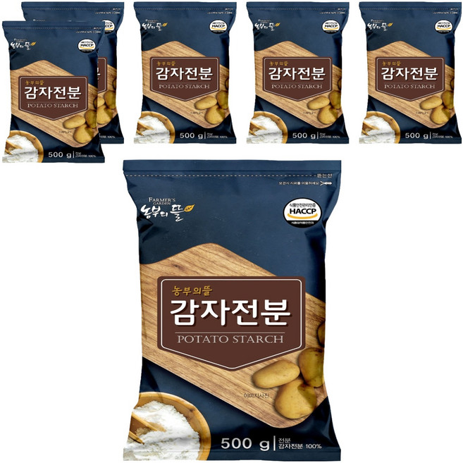 FARMER'S GARDEN 馬鈴薯澱粉, 500g, 6個