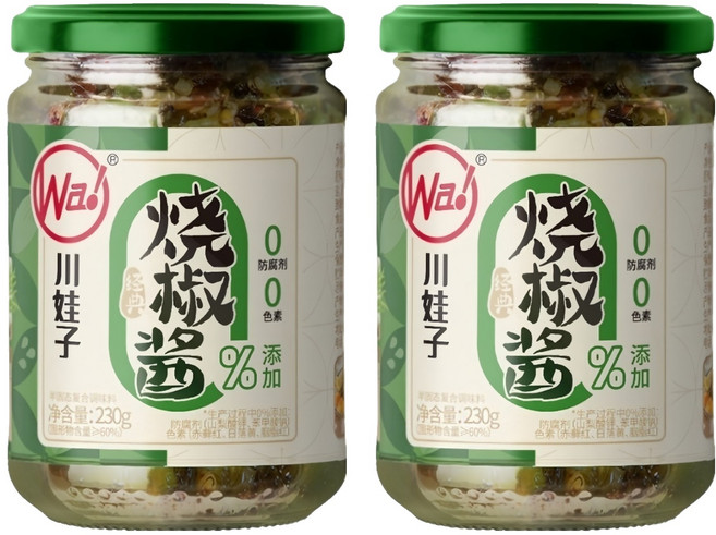 川娃子 燒椒醬, 2個, 230g
