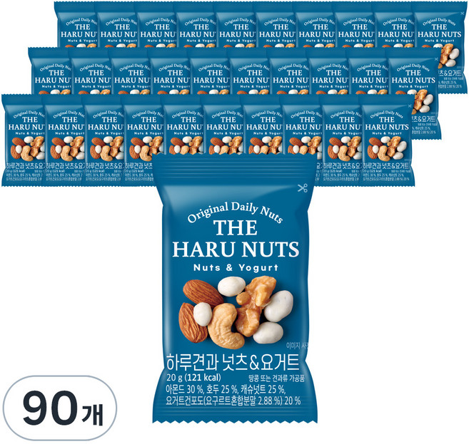 하루견과 믹스넛 넛츠 앤 요거트, 20g, 90개