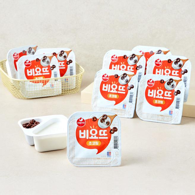 서울우유 비요뜨 초코링 요거트, 138g, 12개