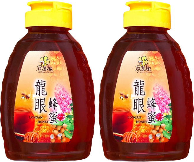 尋蜜趣 嚴選龍眼蜂蜜 嘗鮮瓶, 380g, 2瓶