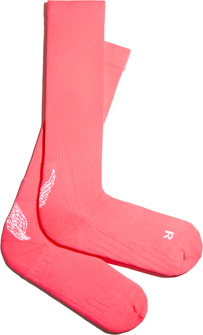 리투 블랙 윙 러닝 니 삭스, 핑크, 1개