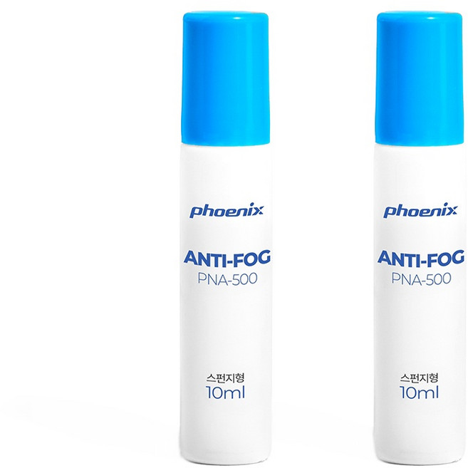 피닉스 김서림방지 안티포그액 PNA-500 스펀지형, 10ml, 2개
