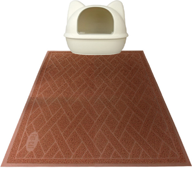 팻캣 고양이 모래매트, 브라운, 1개