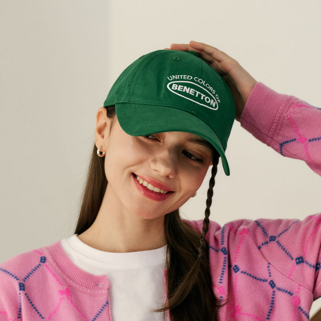 베네통 코튼 볼캡