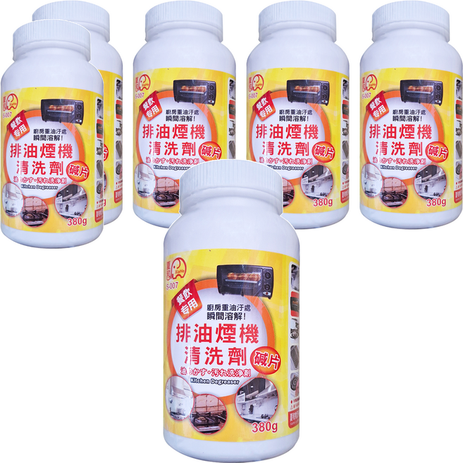 夏和 排油煙機清洗劑 S-007, 380g, 6罐