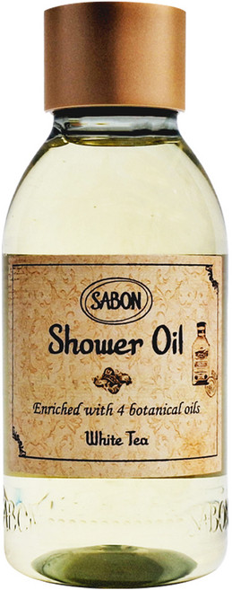 SABON 國際航空版 白茶沐浴油, 100ml, 1件