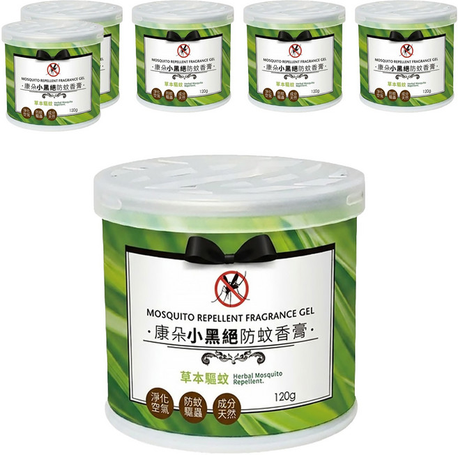 QUNDO 康朵 小黑絕防蚊香膏 3個, 120g, 2組