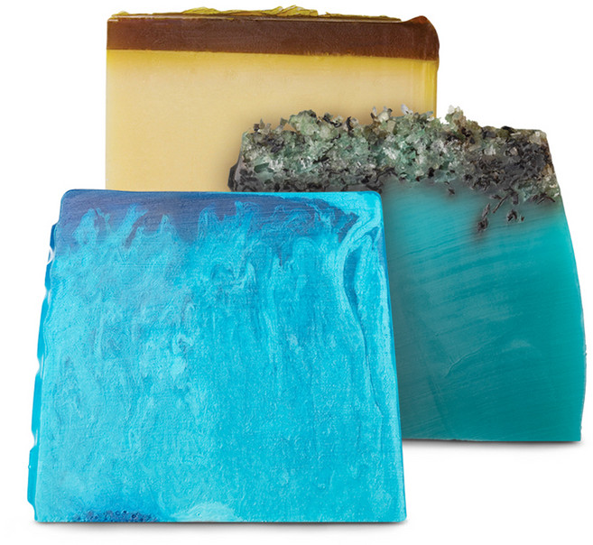 러쉬 씨 베지터블 100g + 아웃백 메이트 100g + 허니 아이 워시드 더 키즈 100g 비누 세트, 1세트