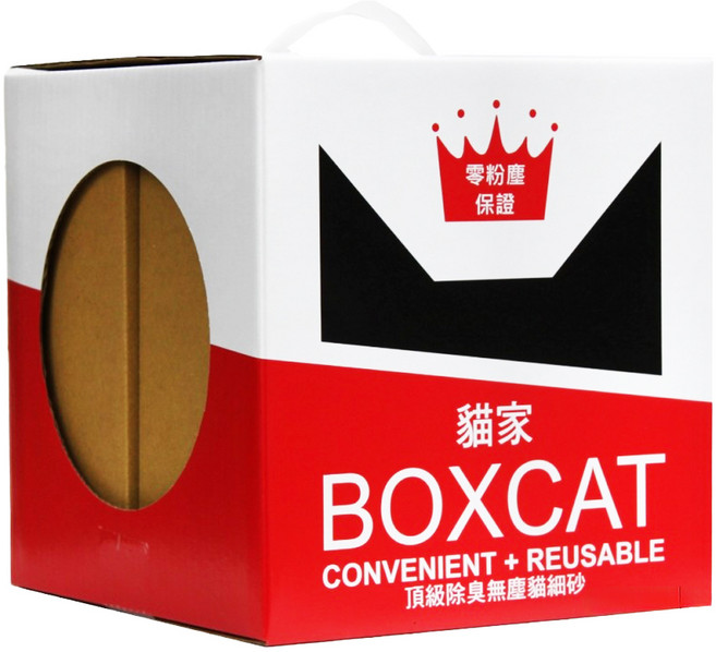 BOXCAT 國際貓家 頂級無塵除臭貓細砂, 11L, 1盒, 無味