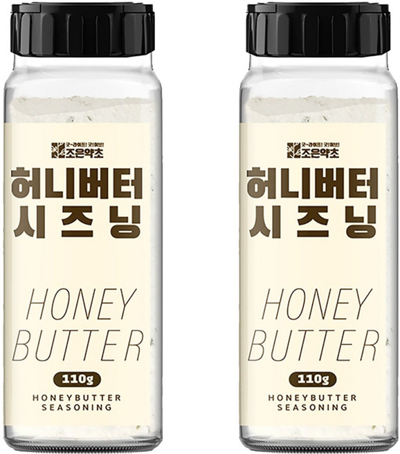 조은약초 허니버터 시즈닝, 2개, 110g