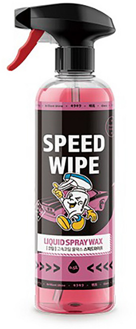 글로스브로 고속 코팅 물왁스 스피드 와이프, 500ml, 1개