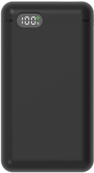 리큐엠 고속충전 보조배터리 20000mAh USB타입C, QP2000C1, 블랙