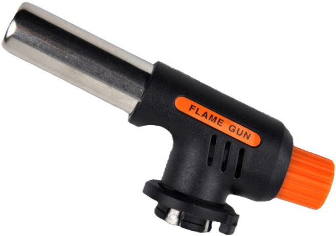 다용도 화염조절 원터치 토치, 혼합색상, 1개