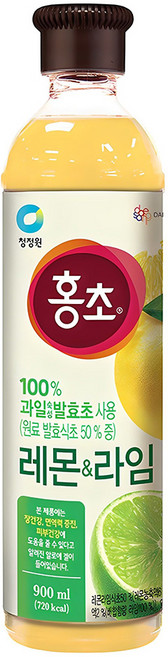 홍초 레몬&라임 음용식초, 900ml, 1개