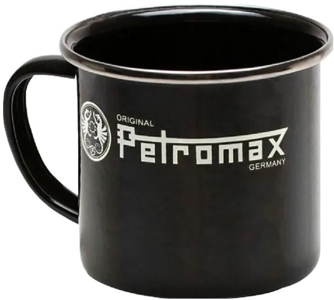 Petromax 琺瑯杯 160g 14.3 x 8.1, 黑色, 1個