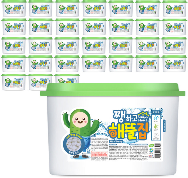 10위 - 쨍하고해뜰집 옷장용 볼타입 제습제 본품, 260g, 32개