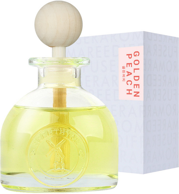 허브타임 퍼퓸 플러스 차량용 디퓨저 60ml 본품, 피치, 1개