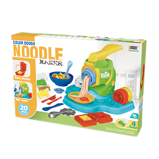 보와 국수 만들기 도우 점토놀이 플레이, 혼합색상, 1kg, 1세트
