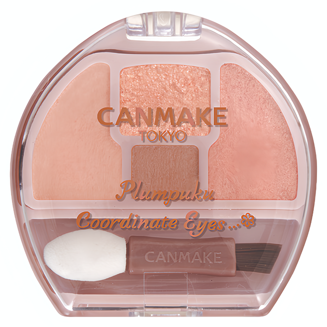 CANMAKE 淚袋淚光閃閃專用盤, #01 杏桃粉, 1個