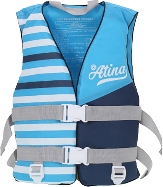 아티나 아동 부력보조복 OSKN-9 35KG, 블루, 1개