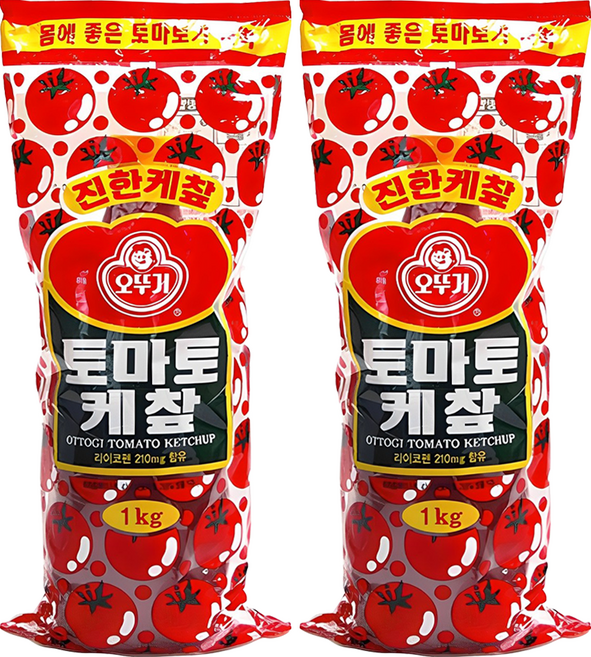 오뚜기 델리 토마토 케찹, 1kg, 2개