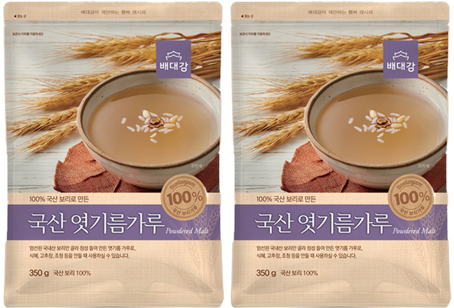 배대감 국산 엿기름가루, 350g, 2개