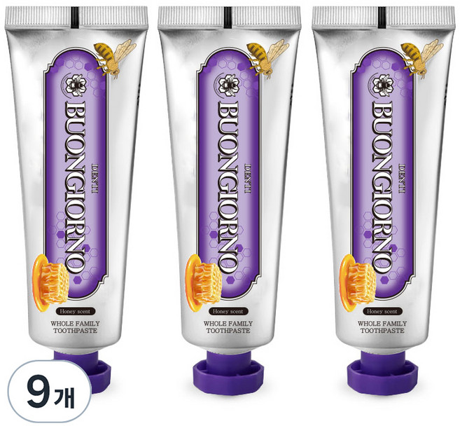 덴티본조르노 잇몸치약, 100g, 9개