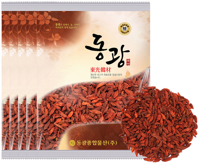 동광한방몰 구기자, 100g, 5개