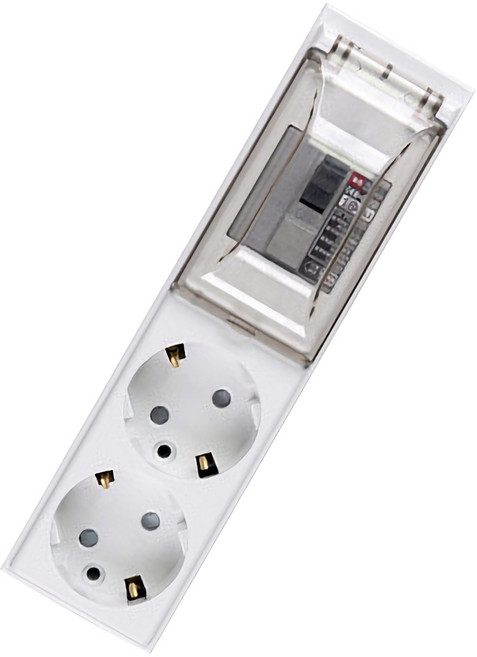 오성정밀 배선차단 고용량 멀티탭 2구 OSB223, 2.5m, 1개