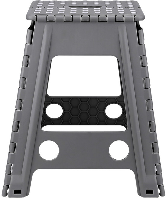 코멧 홈 휴대용 폴딩 체어 XL 사이즈, 그레이, 1개