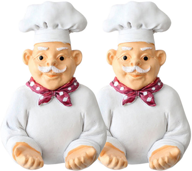 블럭마트 콘센트 다용도 훅걸이, 빵모자요리사, 2개