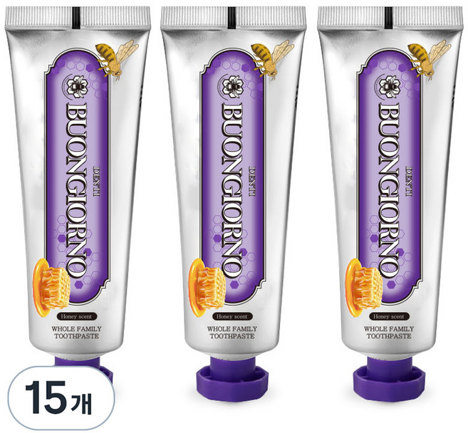 덴티본조르노 잇몸치약, 100g, 15개