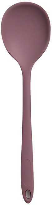 키친팩토리 파스텔 실리콘 요리스푼 대, 버건디, 1개