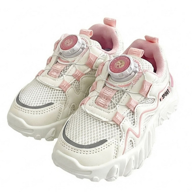 리틀잼스 아동 다이얼 버튼 스포티한 운동화 kd3376