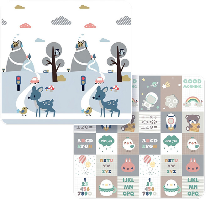 寶寶爬行墊, J 小鹿遊園 + 啟蒙日記