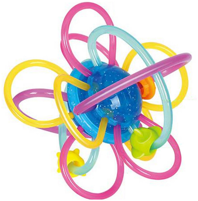 홀라 유아용 딸랑딸랑 프리미엄 치발링, 1개