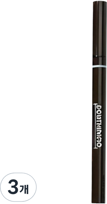 아이돈띵쏘 겟인라인 워터프루프 리퀴드 아이라이너 1ml, 브라운, 3개