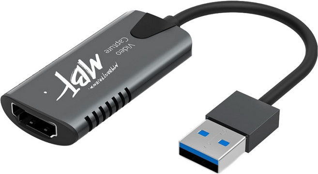 엠비에프 4K HDMI 캡쳐보드 USB 케이블 타입, 1개, MBF-UHCP-C, 실버