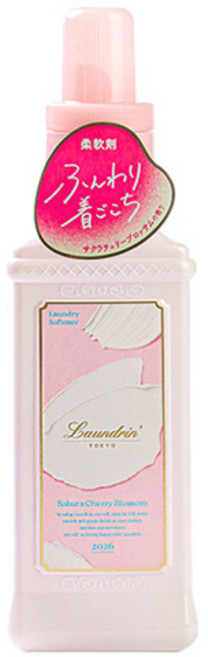 란도린 섬유유연제 사쿠라 체리 블로썸 본품, 600ml, 1개