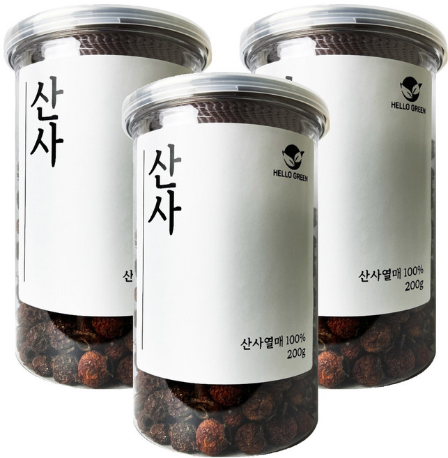 헬로우그린 국내산 산사, 200g, 3개