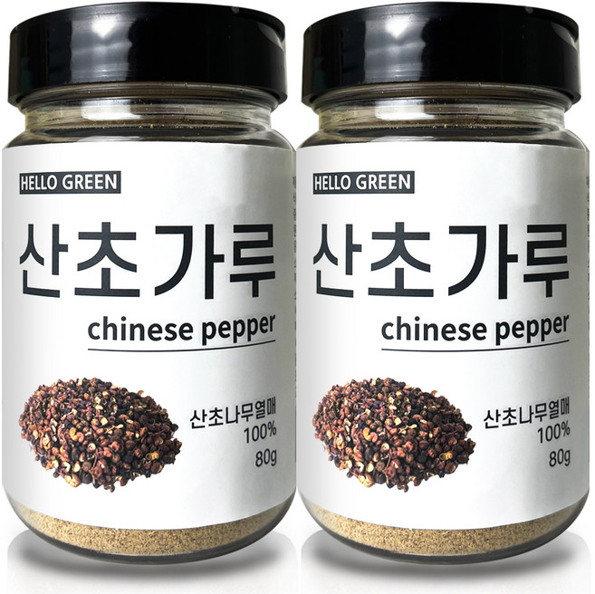 헬로우그린 산초가루, 80g, 2개