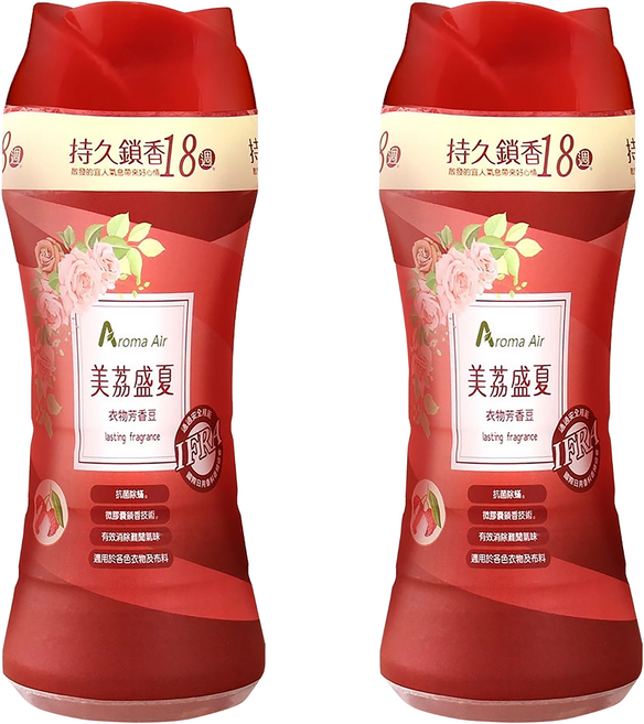 皂福 Aroma Air 衣物芳香豆 美荔盛夏 抗菌防臭, 350ml, 2瓶