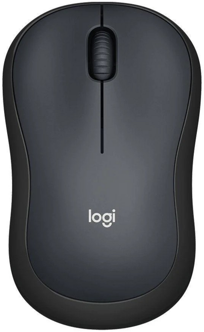 logitech 羅技 靜音無線滑鼠 公司貨, MR0107, 黑色