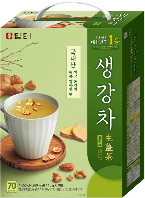 담터 생강차 플러스, 15g, 70개입, 1개