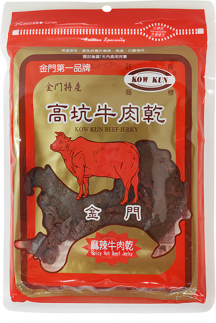 高坑 麻辣牛肉乾, 160g, 1包
