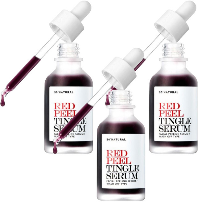 쏘내추럴 레드 필 팅글 세럼, 35ml, 3개