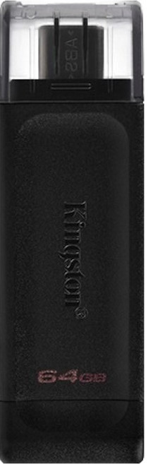 Kingston 金士頓 Type-C隨身碟 DT70 64GB USB 3.2 Gen 1規格, 1個