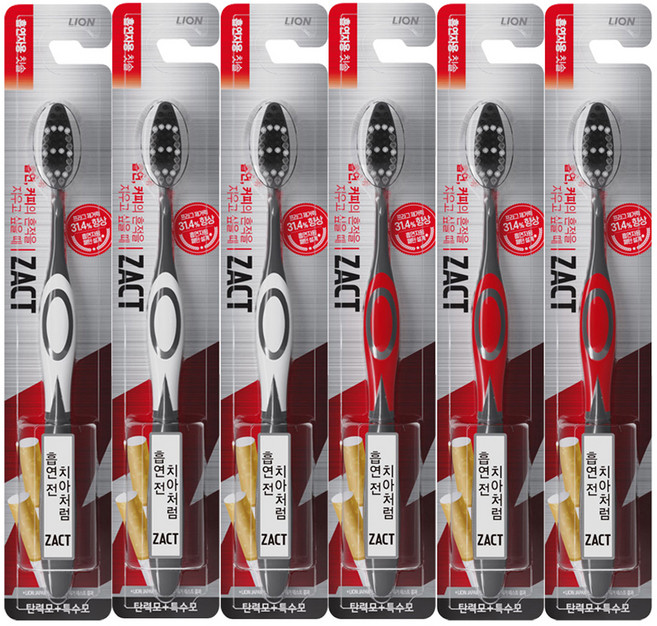 작트 칫솔 랜덤 발송, 1개입, 6개