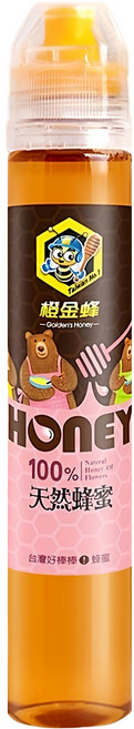 Golden's Honey 橙金蜂 100%天然蜂蜜 野花蜜, 1瓶, 130g